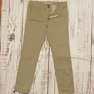 American Eagle Outfitters Tan Slim Chinos